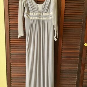 David's Bridal Sophisticated Gray Dress